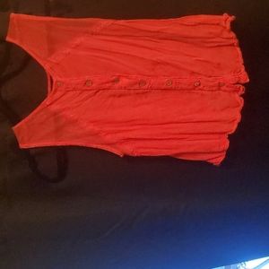 Free People Red Tank